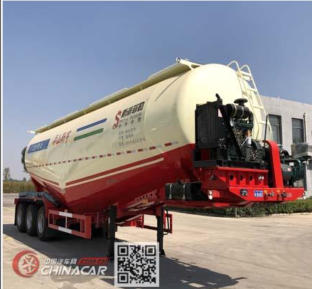 低密度粉粒物料运输半挂车